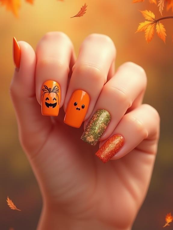 perfect fall nail tips