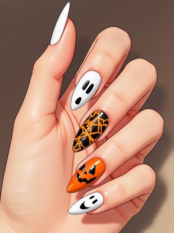 spooky nail art showcase