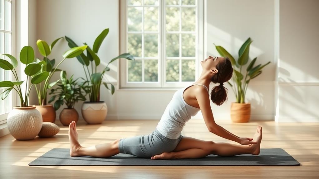 yoga backbend for relaxation