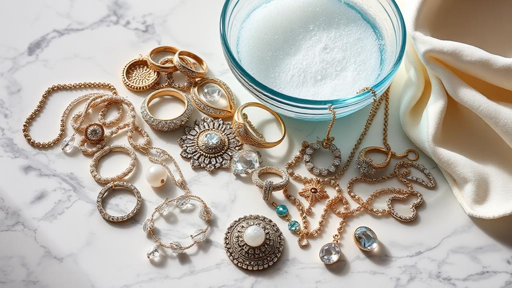 sparkling polished gleaming accessories